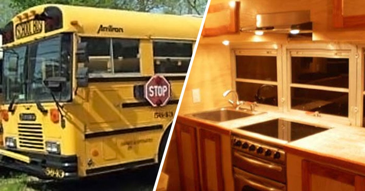 Junkyard School Bus Is Transformed Into Luxury Home. Now Take A Look ...