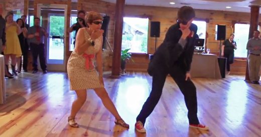 Groom Steps Onto The Dance Floor With His Mom And They Bring Down The House