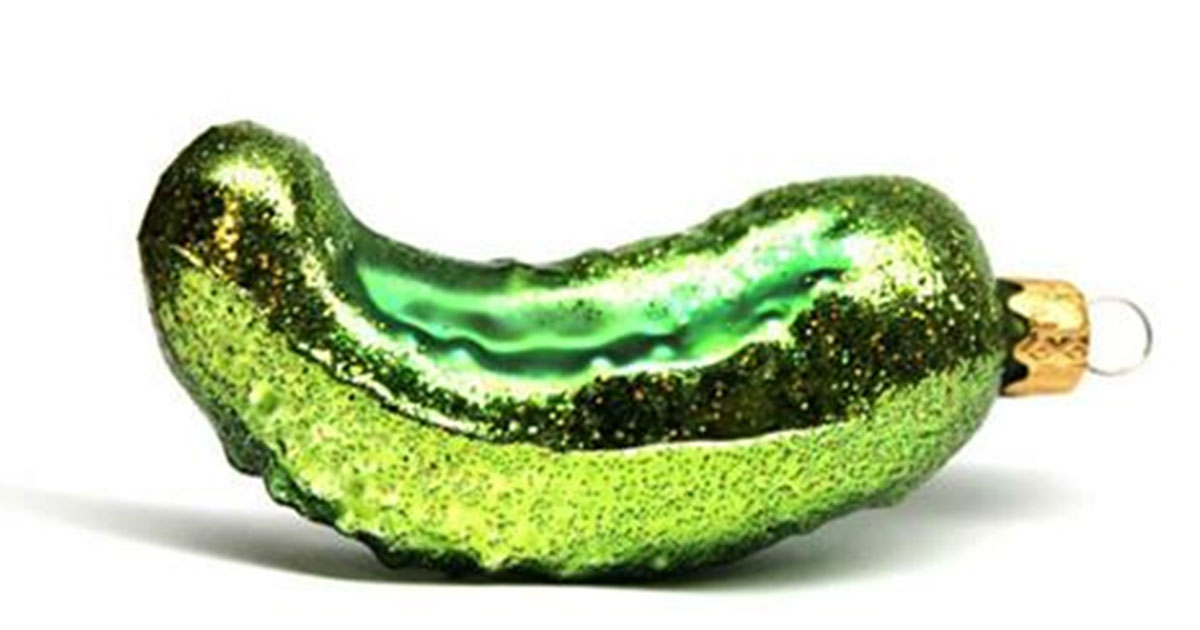 The Pickle Christmas Ornament Tradition Has More Than One Variation To