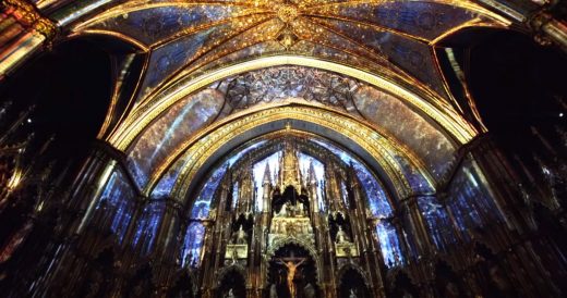 Spectacular Light Show In Church Might Be What Heaven On Earth Feels Like