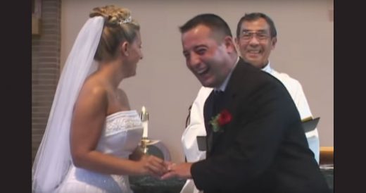 Best Man’s Pants Drop Down In Church During Wedding Ceremony