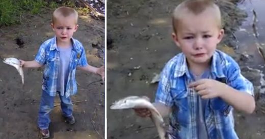 Hysterical Boy Wants Dead Fish As Toy, Needs Hug After Arguing With Parents