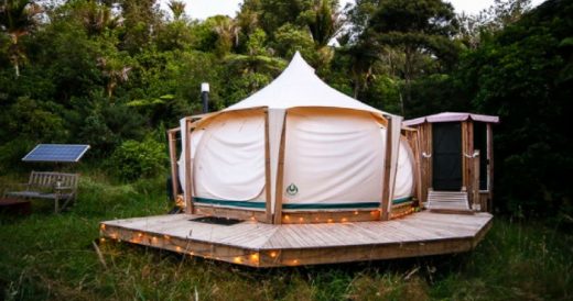 Innovative Man Lives Large In A Tent That Resembles A Mini Palace