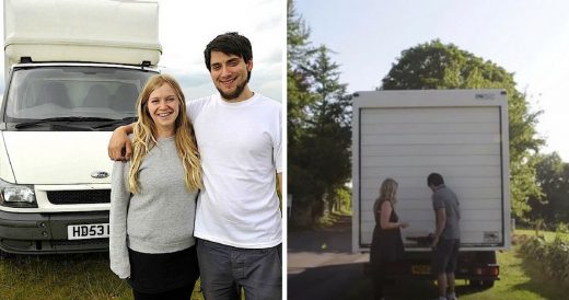 Handy Young Couple Converts Old Truck Van Into DIY 1-Bedroom Home