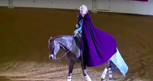 Woman And Horse Perform Freestyle Routine To “Let It Go”