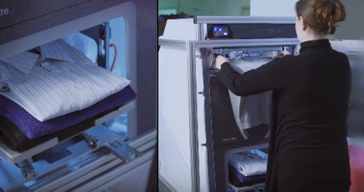 Say Goodbye To Folding Laundry With The Machine That Automates The Chore