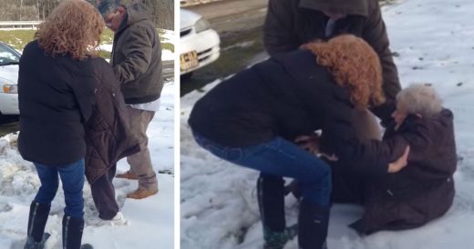 Youthful 85-Year-Old Asks Family To Lay Her Down In Snow To Fulfill Birthday Wis...