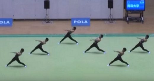 6 Highly Trained Gymnasts Defy Gravity As They Flawlessly Slice Through The Air