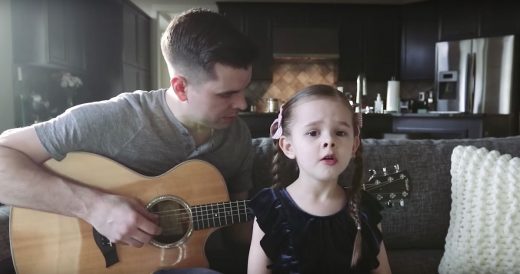 Claire Sings Sad Song With Dad On Guitar And Everyone Is Singing Along With Her