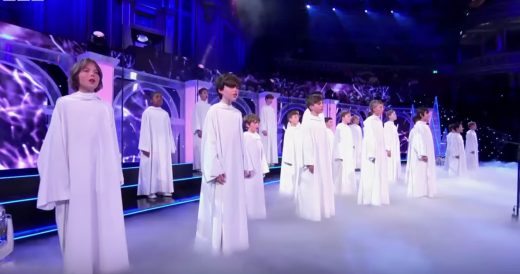 White-Robed Boys Choir Sings “From A Distance” And Gives Everyone Chills