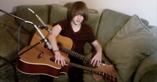 Talented Teen Tackles 2 Guitars At Once And It’s Absolutely Captivating To Wat...