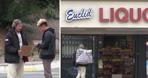 YouTuber Follows Homeless Man After Giving Him $100 To See How He Spends It