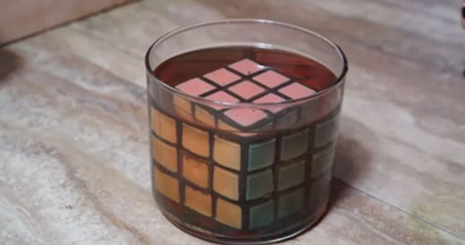 Acetone Slowly Dissolves A Rubik’s Cube, And It’s So Wonderfully Strange