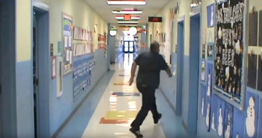 School Closed For Snow Day, Camera Records Principal’s Hilarious Antics While ...