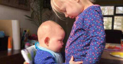 Baby Sister Hates To Cuddle, Mom Records Heartfelt Moment She Finally Comes Arou...