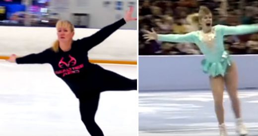 27 Years Later Ex-Olympian Tonya Harding Hits Ice To Attempt Famous Triple Axel