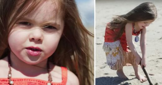 Dad Records 5-Year-Old Singing “Moana” Disney Classic And She’s A Star In ...