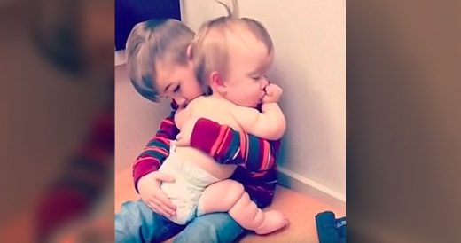 Big Brother Won’t Let Go Of Sick Baby Sister