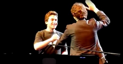 Lucky Concert-Goer Joins Josh Groban On Stage To Sing Duet