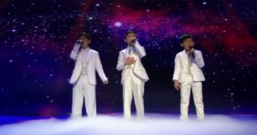 3 Boys Sing Beautiful Rendition Of “You Raise Me Up”