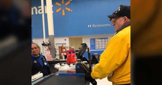 Young Man Offers To Pay Veteran’s Walmart Bill