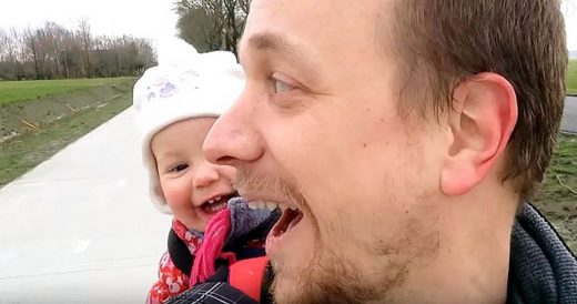 Dad Wants Her To Call Him “Papa” And Baby Eventually Plays Along