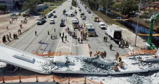 Dash Cam Footage Shows The Moment The FIU Bridge Collapsed