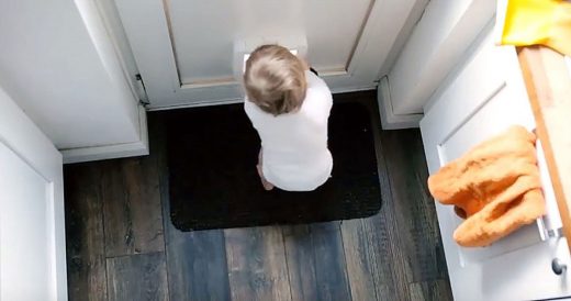 Baby Discovers Cat Flap And Now There’s More Than Just The Pet Going Through I...