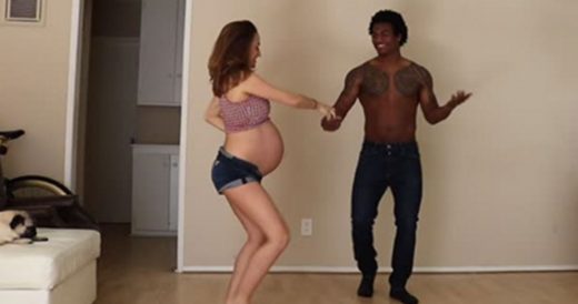 Pregnant Mom Pulls Boyfriend In For A Dance Routine That Has Everyone Wanting Mo...