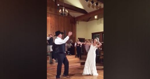 Every Guest Jumps To Their Feet As Soon As Daddy-Daughter Dance Begins