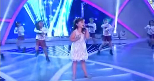 Tiny Girl Takes The Stage With Dancers And Unleashes A Huge Voice