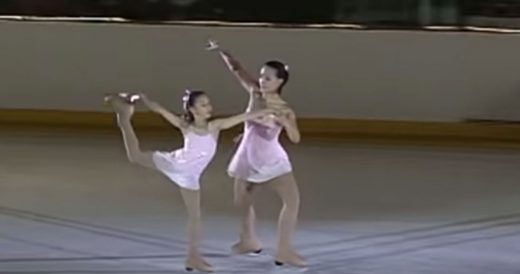 Ice Skating Duo Glides To “Bridge Over Troubled Water”