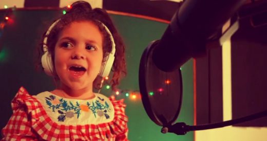 5-Year-Old Stands In Front Of Mic And Belts Out Frank Sinatra Classic