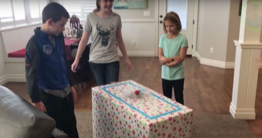 3 Young Siblings Are Hysterically Freaking Out After They Remove Wrapping From M...