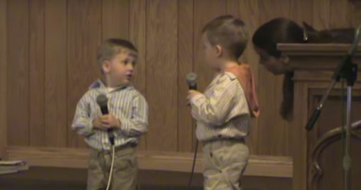 2 Young Brothers Sing Hymn For Easter