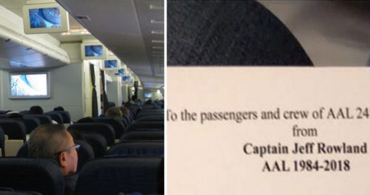 Captain Celebrates His Last Flight With A Letter