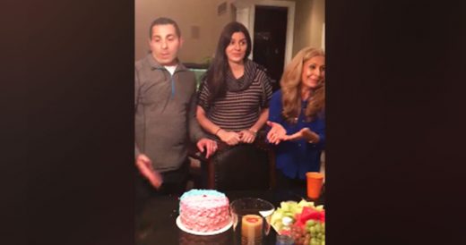 Pregnant Couple Plays Trick On Guests At Gender Reveal