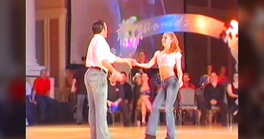 Country Couple Performs Sizzling Honky Tonk Routine