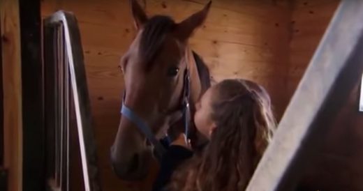 Little Girl’s Pet Horse Is A Racing Champion