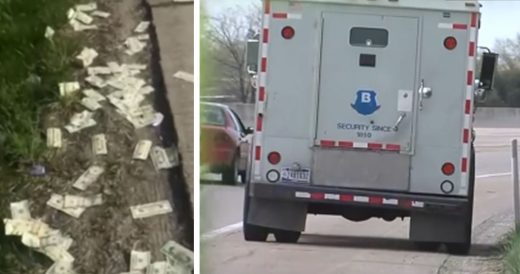 Brinks Truck Spills $600,000 Onto Highway In Indiana