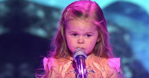 Little Girl Takes Stage To Sing Little Mermaid Song