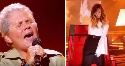 Female Veteran Showcases Her Singing Talent To Judges