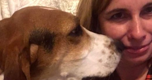 Dog Keeps Smelling Woman’s Face And Ends Up Saving Her Life