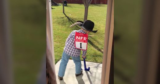 Little Boy Sings “Heartland” At Concert In His Backyard