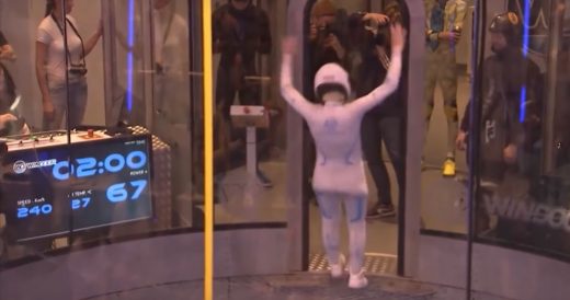 16-Year-Old Dances While Floating In Wind Tunnel