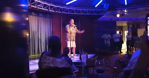 Man Commands The Stage With Karaoke Performance