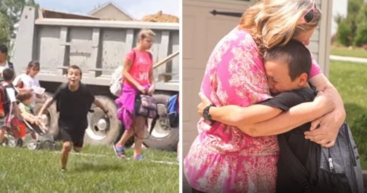 Grandma Comes Home Unannounced. Family Records The Moment Grandson Sees Her And ...