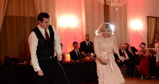 Groom And His Mother Pull Off Dance Routine At His Wedding