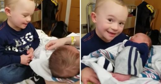 Dad Brings 4-Year-Old Son With Down Syndrome To Meet His Baby Brother For First ...