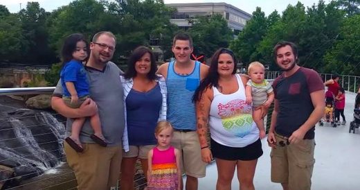 Soldier Surprises Mom By Joining Group Photo